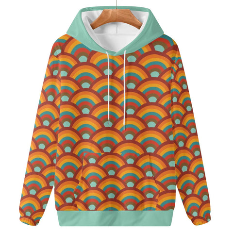 Mr.Shit Womens Hoodie - Orange Retro 9 Women's Hoodies 39 $