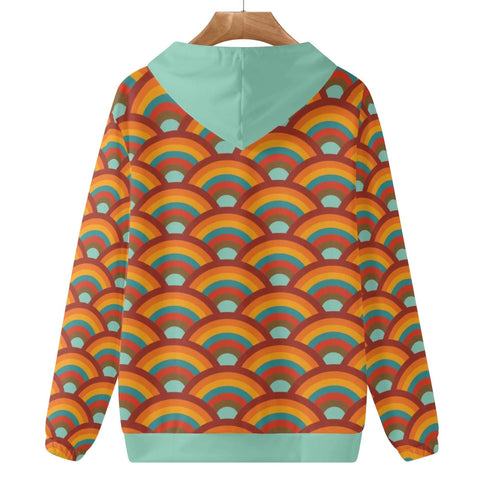 Mr.Shit Womens Hoodie - Orange Retro 9 Women's Hoodies 39 $