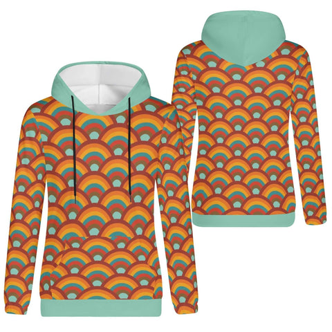Mr.Shit Womens Hoodie - Orange Retro 9 Women's Hoodies 39 $