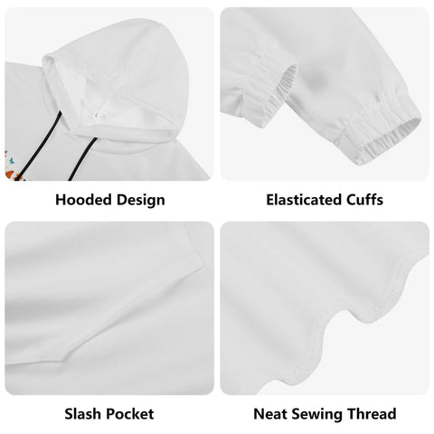 Mr.Shit Womens Hoodie - Rainbow Butterfly Heart Women's Hoodies 39 $