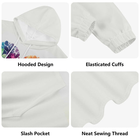 Mr.Shit Womens Hoodie - Rainbow Heart Women's Hoodies 39 $