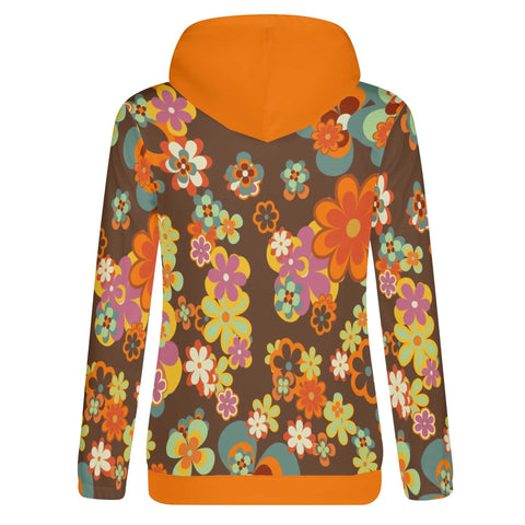 Mr.Shit Womens Hoodie - Retro Floral 2 Women's Hoodies 39 $