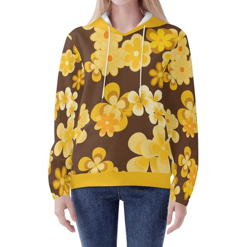 Mr.Shit Womens Hoodie - Retro Floral 3 Women's Hoodies 39 $