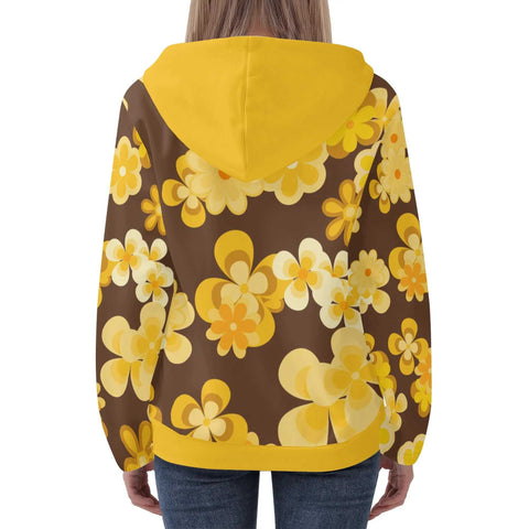 Mr.Shit Womens Hoodie - Retro Floral 3 Women's Hoodies 39 $