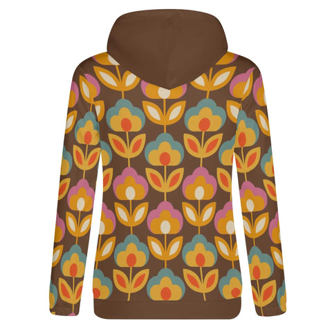 Mr.Shit Womens Hoodie - Retro Floral 4 Women's Hoodies 39 $