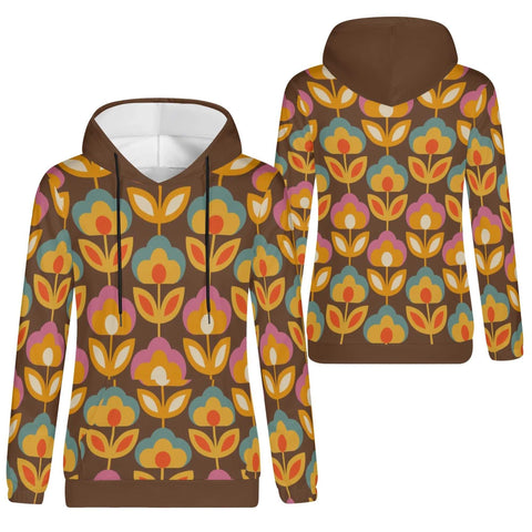 Mr.Shit Womens Hoodie - Retro Floral 4 Women's Hoodies 39 $