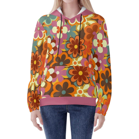 Mr.Shit Womens Hoodie - Retro Floral 5 Women's Hoodies 39 $