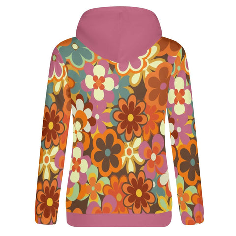 Mr.Shit Womens Hoodie - Retro Floral 5 Women's Hoodies 39 $