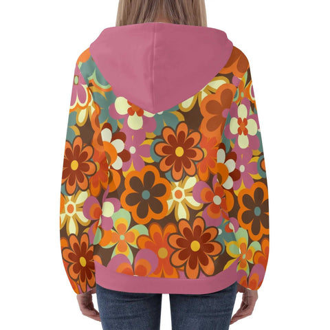 Mr.Shit Womens Hoodie - Retro Floral 5 Women's Hoodies 39 $