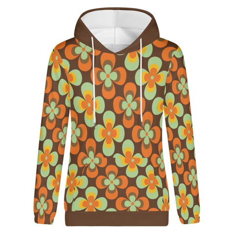 Mr.Shit Womens Hoodie - Retro Floral Women's Hoodies 39 $