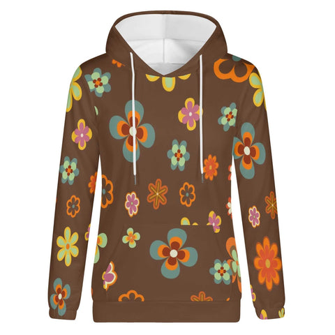 Mr.Shit Womens Hoodie - Retro Floral 6 Women's Hoodies 39 $