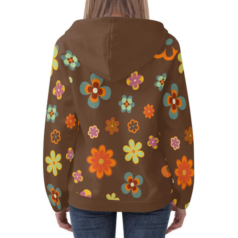 Mr.Shit Womens Hoodie - Retro Floral 6 Women's Hoodies 39 $