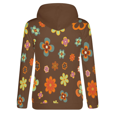 Mr.Shit Womens Hoodie - Retro Floral 6 Women's Hoodies 39 $