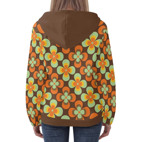 Mr.Shit Womens Hoodie - Retro Floral Women's Hoodies 39 $