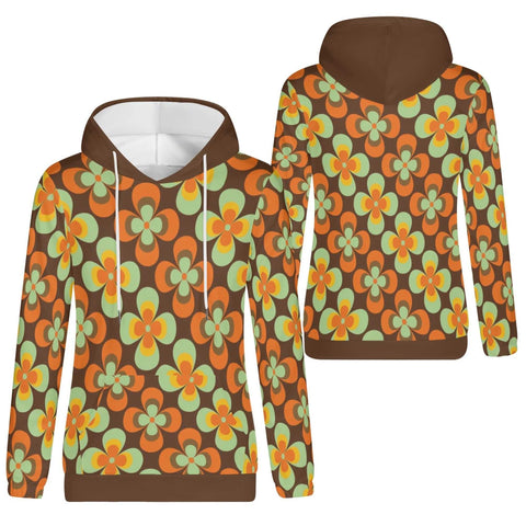 Mr.Shit Womens Hoodie - Retro Floral Women's Hoodies 39 $