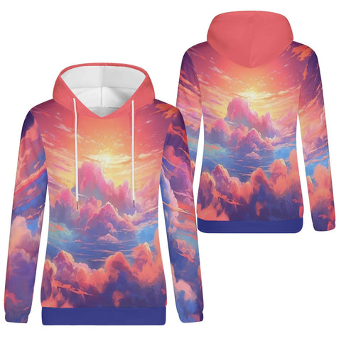 Mr.Shit Womens Hoodie - Sunset Women's Hoodies 39 $