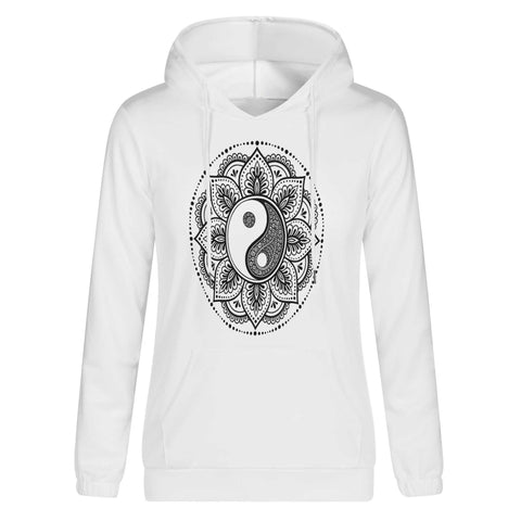Mr.Shit Womens Hoodie - Ying Yang Mandala Women's Hoodies 39 $