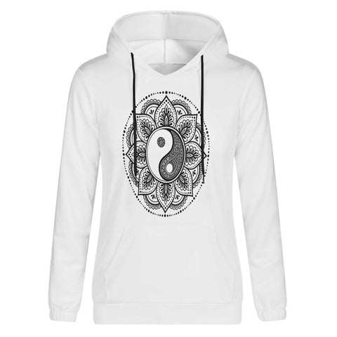 Mr.Shit Womens Hoodie - Ying Yang Mandala Women's Hoodies 39 $
