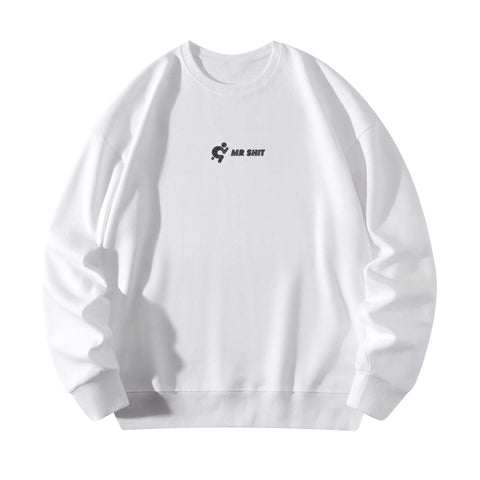 Mr.Shit Adult Embroidered Pullover Sweater Men's Pullover Sweater 71 $
