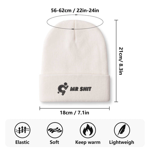 Mr.Shit Embroidered Knitted Hats Accessories 39 $