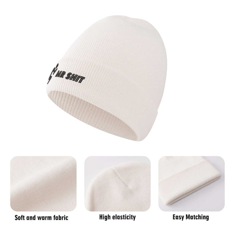 Mr.Shit Embroidered Knitted Hats Accessories 39 $