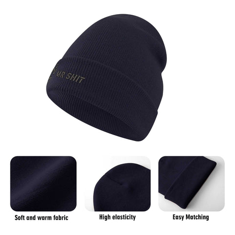 Mr.Shit Embroidered Knitted Hats Accessories 39 $