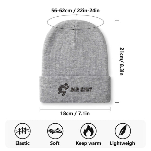 Mr.Shit Embroidered Knitted Hats Accessories 39 $