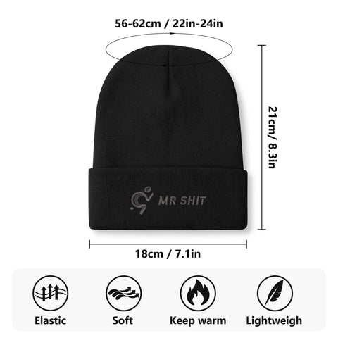 Mr.Shit Embroidered Knitted Hats Accessories 39 $
