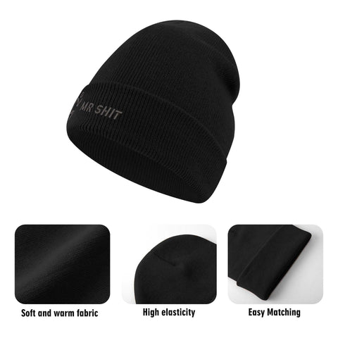 Mr.Shit Embroidered Knitted Hats Accessories 39 $