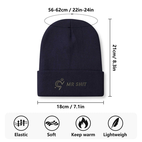 Mr.Shit Embroidered Knitted Hats Accessories 39 $