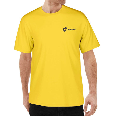 Mr.Shit Embroidered Men's Cotton T Shirt Men's Embroidered T-Shirts 52 $