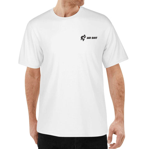 Mr.Shit Embroidered Men's Cotton T Shirt Men's Embroidered T-Shirts 52 $