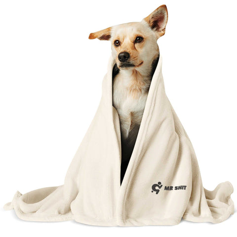 Mr.Shit Embroidered Pets Flannel Bed Banklet Accessories 54 $