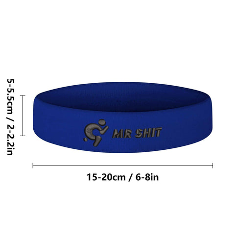 Embroidered Sports Headband - Mr.Shit