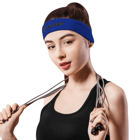 Embroidered Sports Headband - Mr.Shit