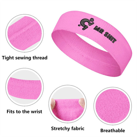 Mr.Shit Embroidered Sports Headband Accessories 25 $