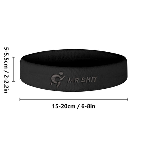 Embroidered Sports Headband - Mr.Shit