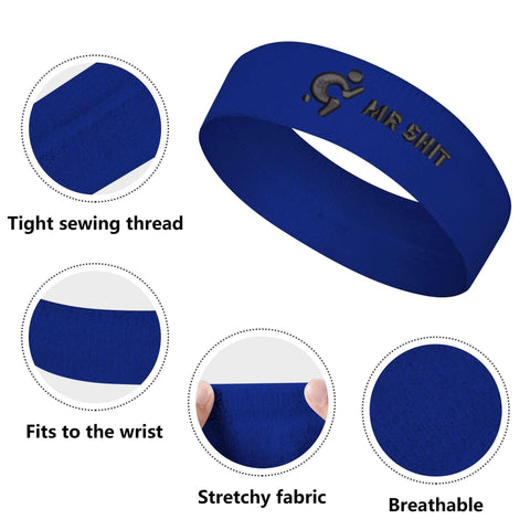 Embroidered Sports Headband - Mr.Shit