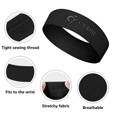 Embroidered Sports Headband - Mr.Shit