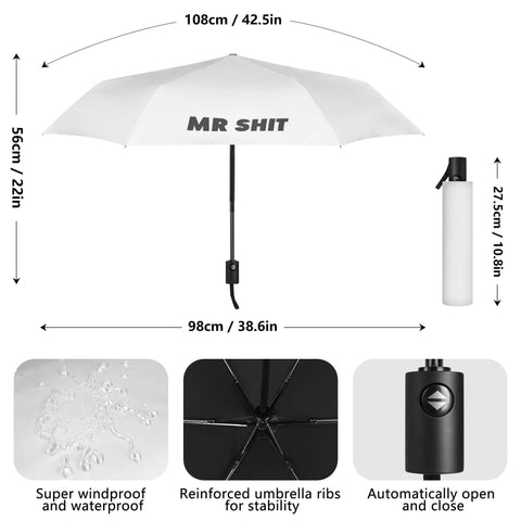 Mr.Shit Fully Auto Open & Close Umbrella Accessories 71 $