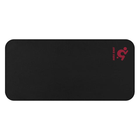 Mr.Shit Gym Towel - Black - Mrs Shit - Burgundy Logo All Towels 26 $