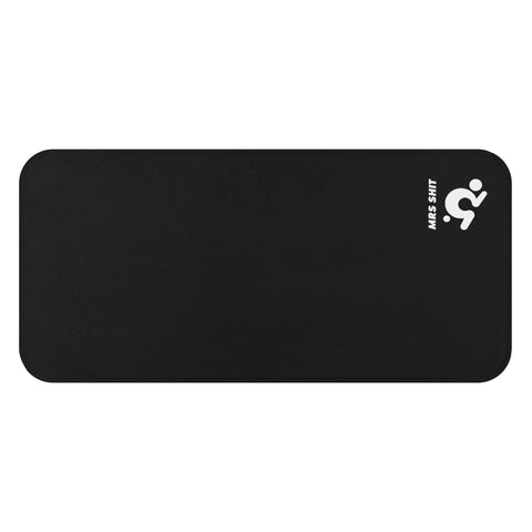 Mr.Shit Gym Towel - Black - Mrs Shit - White Logo All Towels 26 $