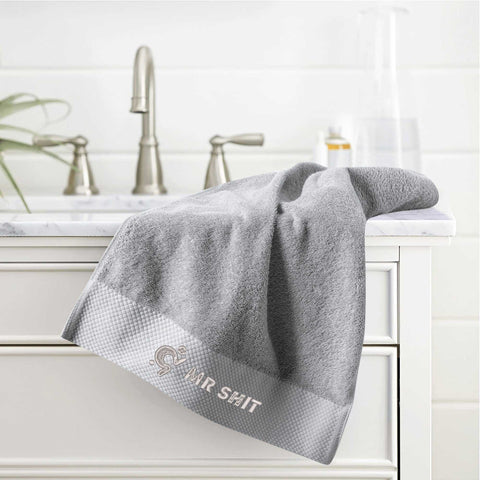 Mr.Shit Gym Towel - Embroidered - Mr Shit - Grey Logo All Towels 40 $
