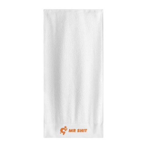 Gym Towel - Embroidered - Mr Shit - Orange Logo - Mr.Shit