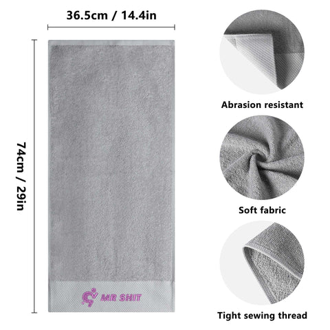 Mr.Shit Gym Towel - Embroidered - Mr Shit - Purple Logo All Towels 40 $