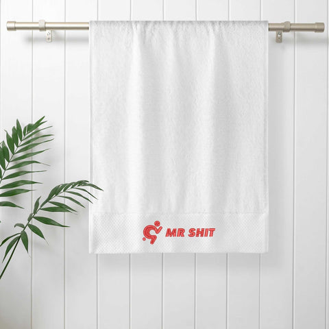 Mr.Shit Gym Towel - Embroidered - Mr Shit - Red Logo All Towels 40 $