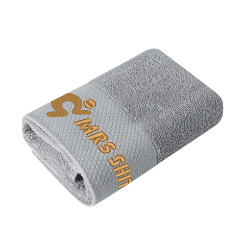 Mr.Shit Gym Towel - Embroidered - Mrs Shit - Gold Logo All Towels 40 $