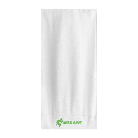 Mr.Shit Gym Towel - Embroidered - Mrs Shit - Green Logo All Towels 40 $