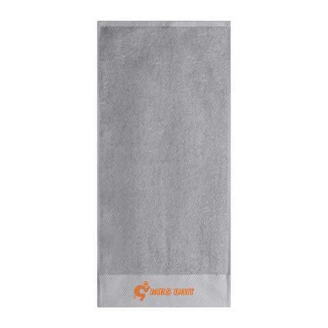 Mr.Shit Gym Towel - Embroidered - Mrs Shit - Orange Logo $ 40.95