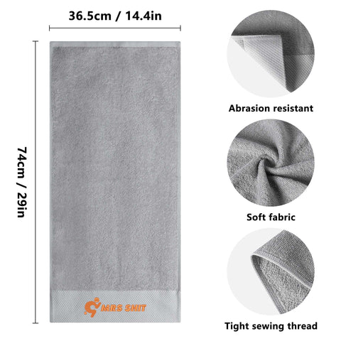 Mr.Shit Gym Towel - Embroidered - Mrs Shit - Orange Logo All Towels 40 $